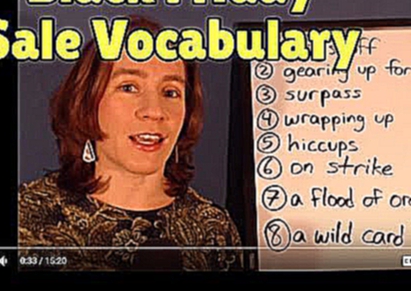 Learn English from the News - Black Friday Sale Vocabulary