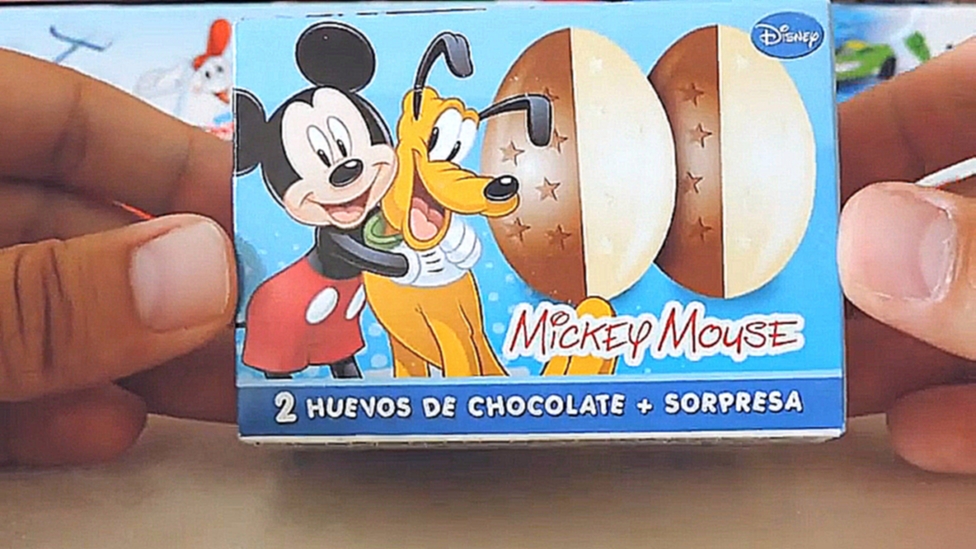 Подборка 2 Сюрприз Яйца Микки Маус и Плуто Игрушки Мики Маус 2 Surprise Eggs Mickey and Pluto Toys