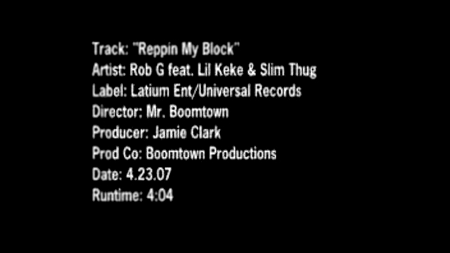Подборка Rob G Reppin My Block feat. Lil Keke & Slim Thug
