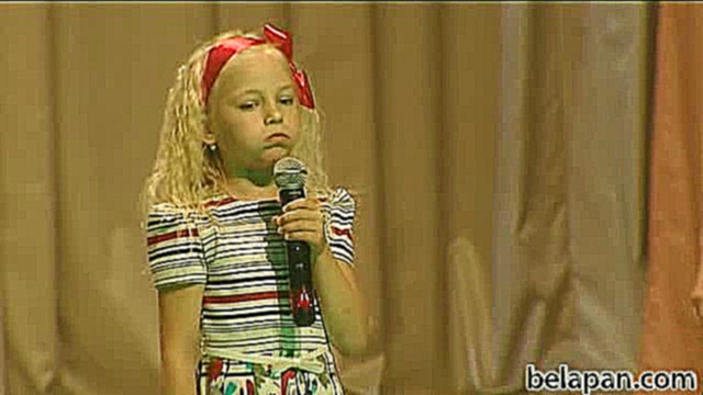 Подборка Семилетняя Вера Баль из Слонима умеет петь и говорить, не раскрывая рта