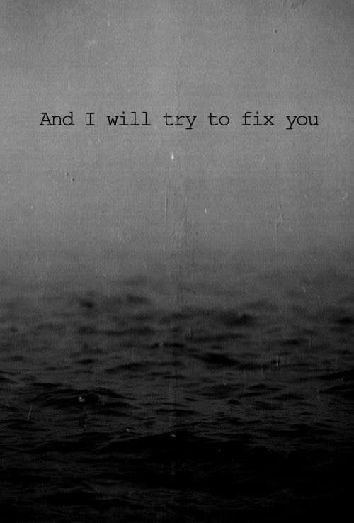 i will try to fix you. рисунок