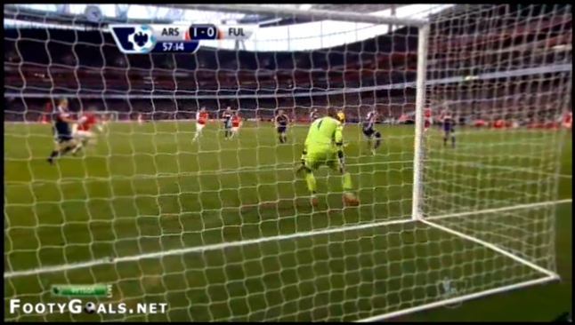 Подборка Arsenal 1-0 Fulham (Goal Santiago Cazorla)