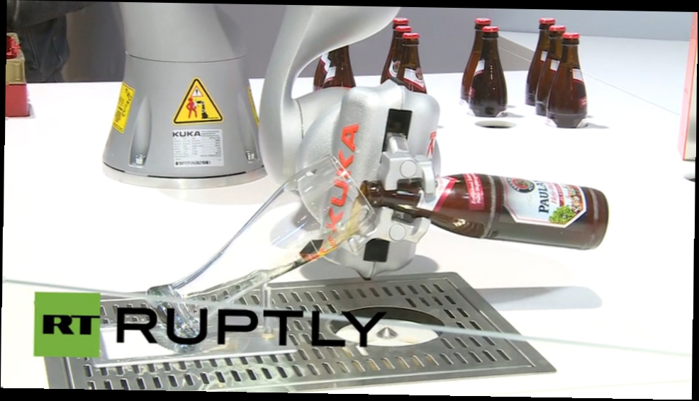 Подборка Немецкий робот, который и пива нальет, и стакан помоет