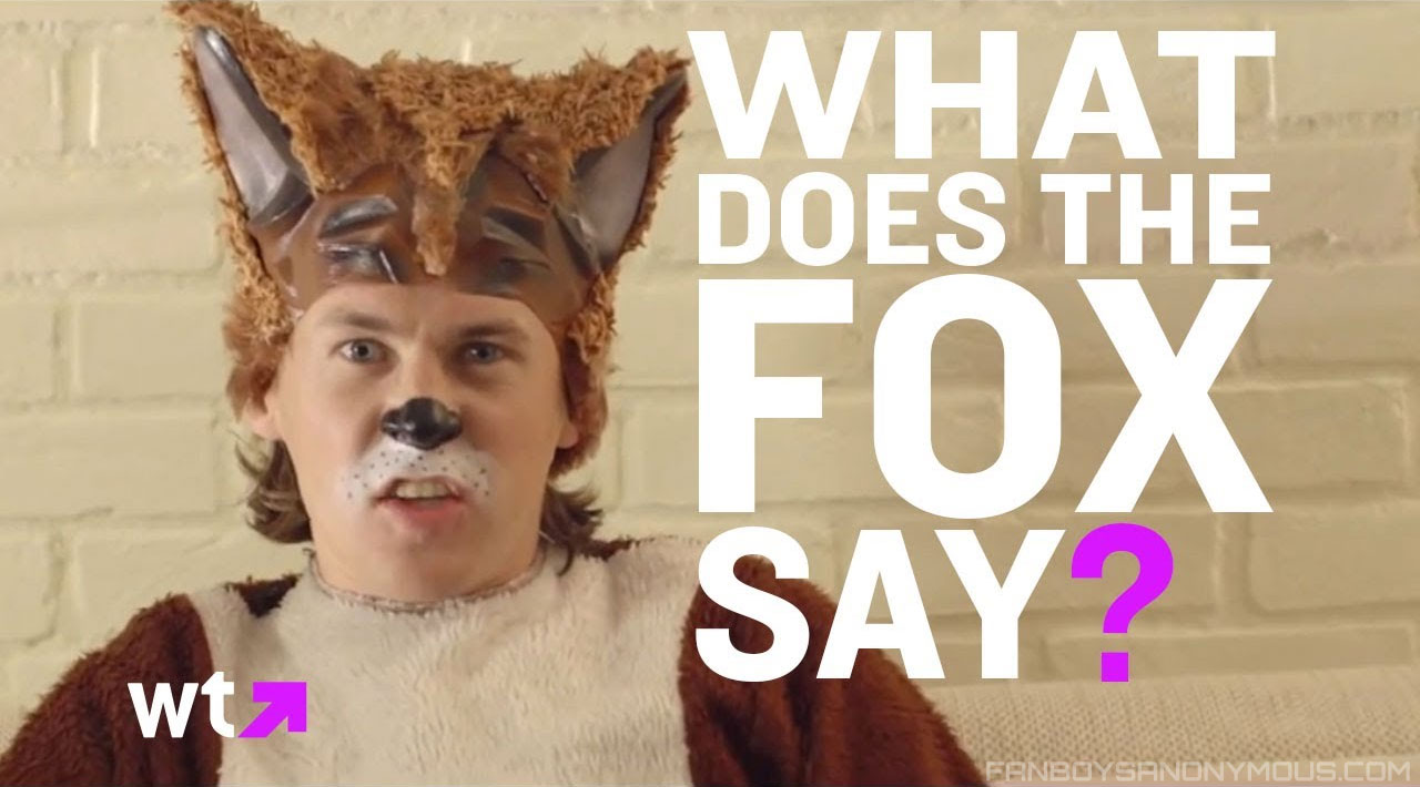 What does the fox say? рисунок