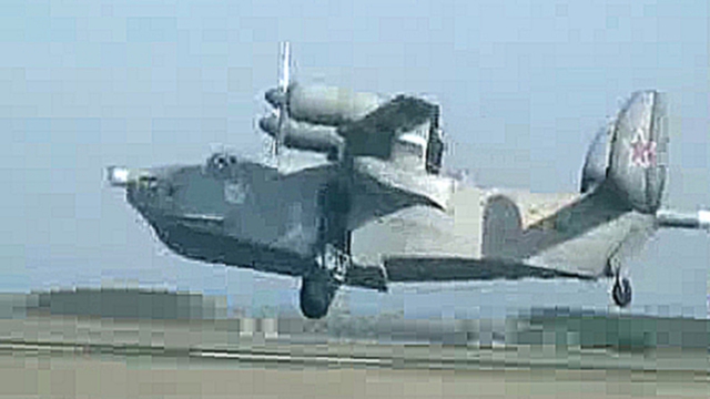 Подборка Самолет-амфибия Бе-12, посадка