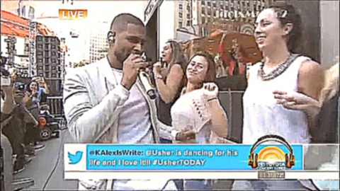 Подборка [HD] Usher - She Came to Give It to You - Today Show