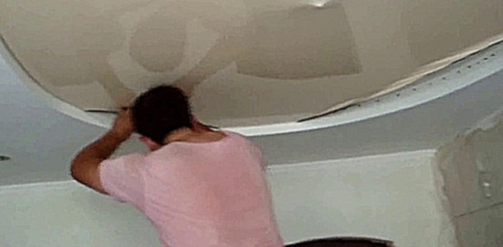 Подборка Как делают натяжные потолки в комнате видео