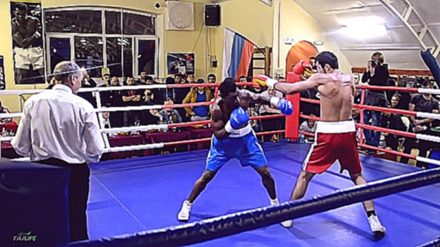 Подборка Таджикский боксёр Мухаммед Алиев на турнире в Питере
