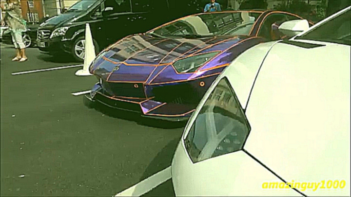 Подборка Arab Lamborghini Aventador w- LB Performance Kit + ADV.1 Rims in London!!
