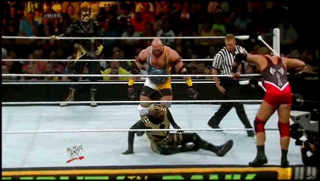 Подборка (WWEWM) Money in the Bank 2014 - Goldust & Stardust vs. RybAxel (Ryback & Curtis Axel)