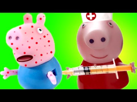Peppa Pig Свинка Пеппа Мультик с игрушками ВСЕ ЗАБОЛЕЛИ ВЕТРЯНКОЙ Пеппа с Друзьями