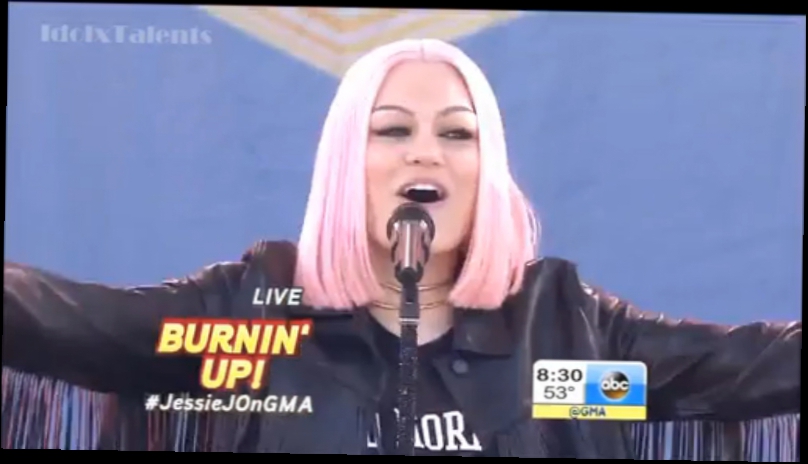 Подборка [HD] Джеси Джей /   Jessie J - Burnin' Up - GMA Summer Concert  22 05 2015