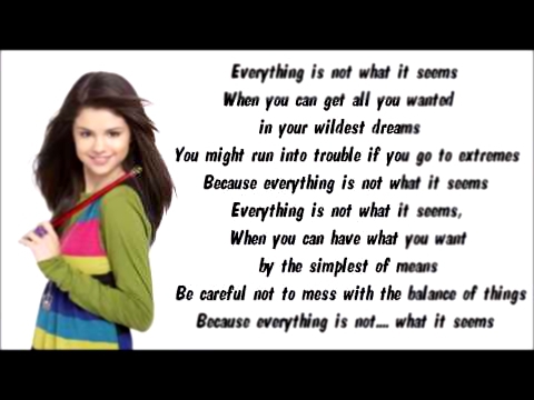 Подборка Selena Gomez - Everything Is Not What It Seems Karaoke / Instrumental with lyrics on screen