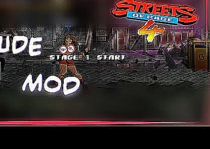 STREETS OF RAGE 4 STAGE 1-1 NUDE-MOD 4K