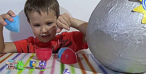 Подборка Смешарики большое яйцо с сюрпризом открываем игрушки Giant surprise egg Smeshariki toys