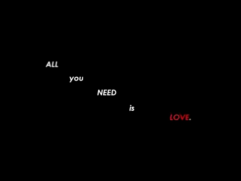 Подборка All You Need Is Love