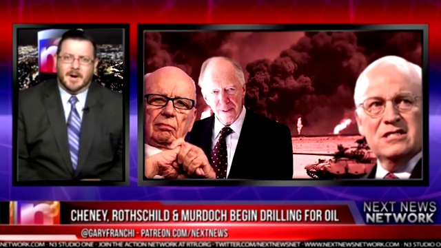 Подборка Cheney, Rothschild, et Murdoch commencent le forage pétrolier en Syrie - Une violation du droit 