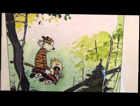 Calvin and Hobbes at Billy Ireland Cartoon Library and Museum