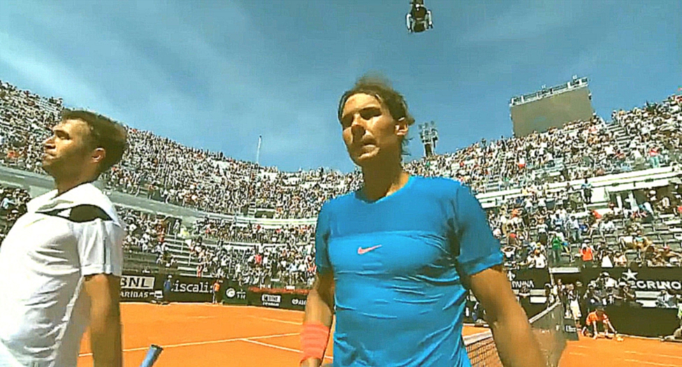 Подборка 2015 Rome Masters R2 Rafael Nadal vs. Marsel Ilhan HIGHLIGHTS