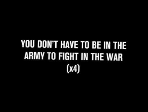 Подборка George Ezra - You Don't Have To Be In The Army To Fight In The War (lyrics)