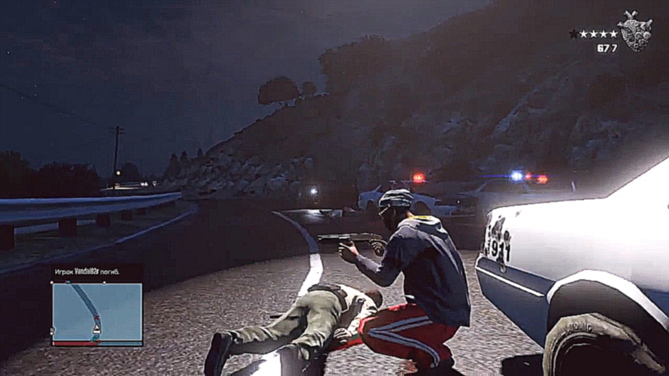 Подборка GTA Online [Первое тесное знакомство с полицией и армией Лос-Сантоса] #3 | Grand Theft Auto V Online