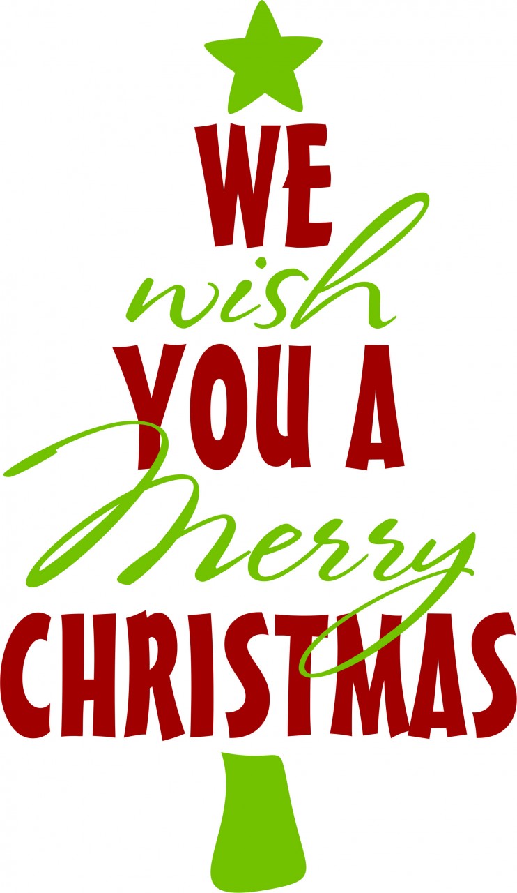 We Wish You A Merry Chrismas рисунок