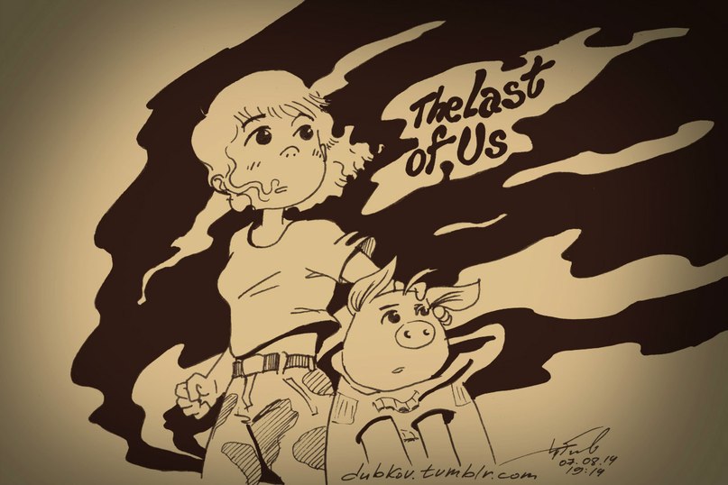 Мир сошёл с ума (The Last of Us) рисунок