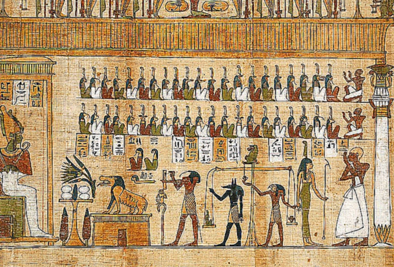 Египетский папирус 26 династия 1000 деталей